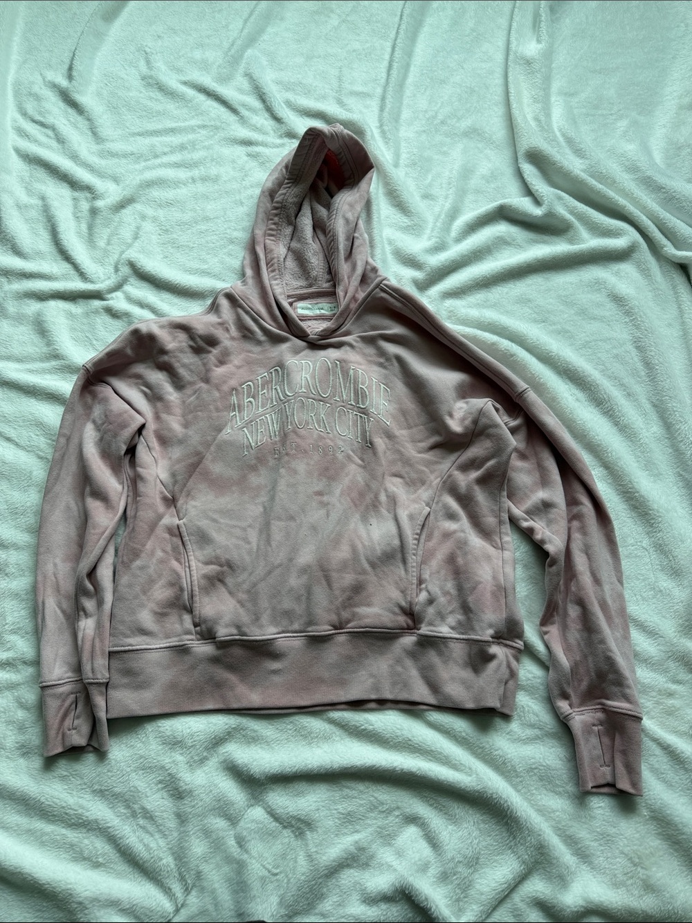 Abercrombie & Fitch Dusty Mauve Cowl Hoodie - Women's